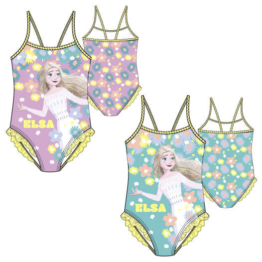 Disney Frozen Garden bērnu peldkostīms, peldēšanai, 4-8 gadi