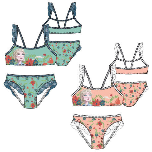 Disney Frozen bezmaksas bērnu peldkostīmi, bikini 4-8 gadi
