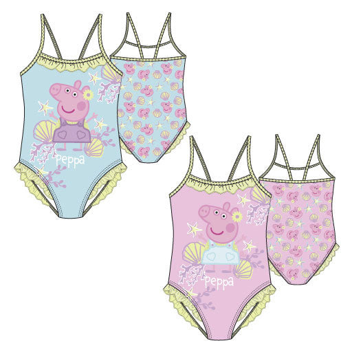 Peppa Pig Shell bērnu peldkostīms, peldēšanai 3-6 gadi