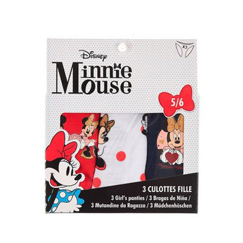 Disney Minnie bērnu apakšveļa, 3 biksīšu iepakojums