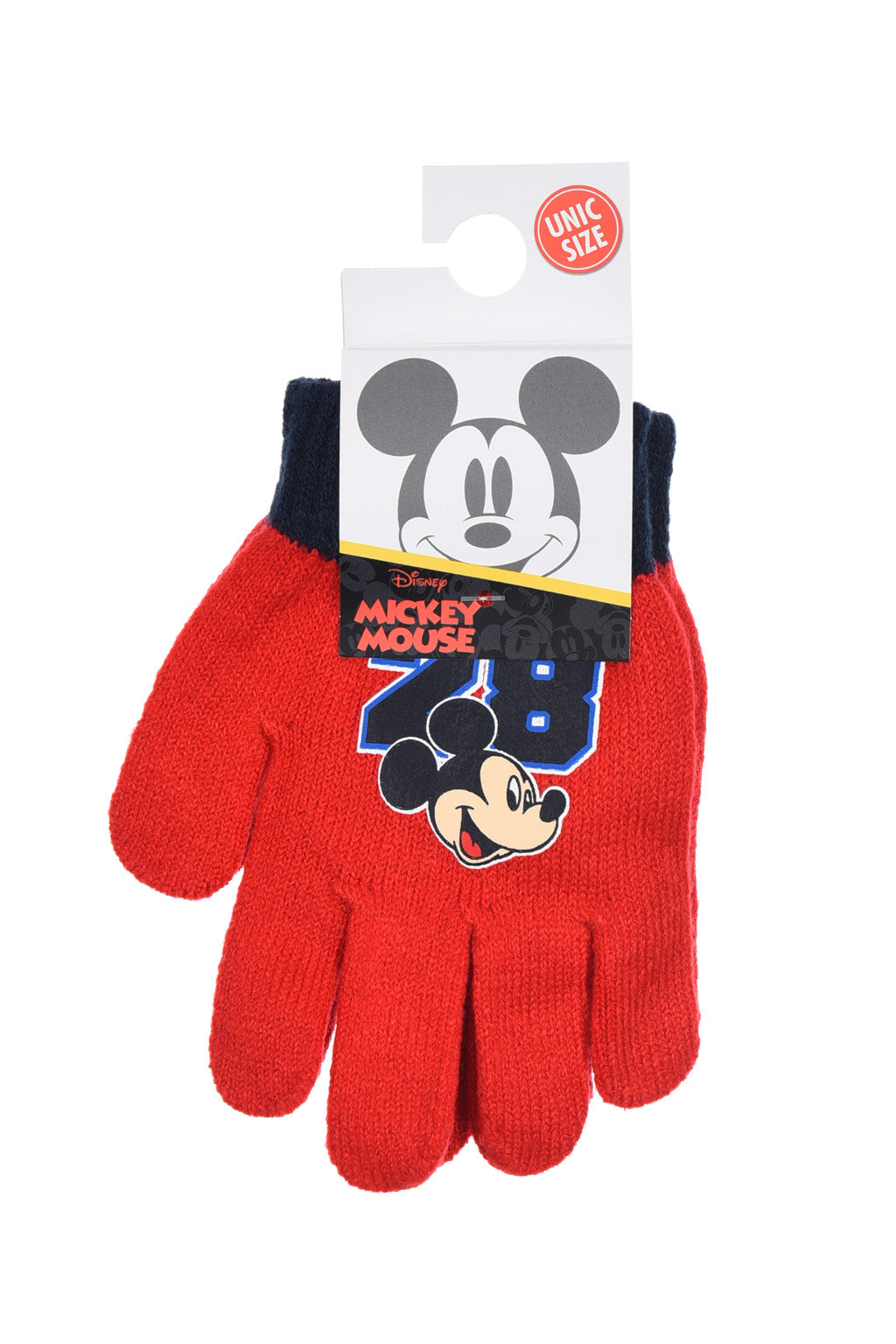 Disney Mikija sarkanie 28 bērnu cimdi
