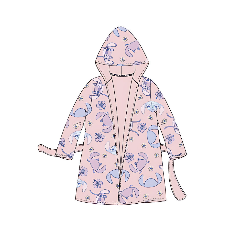 Disney Lilo un Stitch Hibiscus bērnu halāts 3-8 gadi