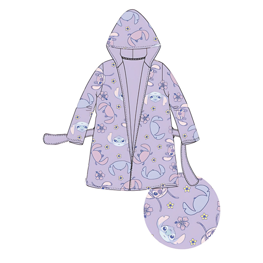 Disney Lilo un Stitch Hibiscus bērnu halāts 3-8 gadi