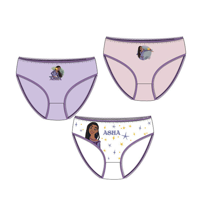 Disney K√≠v√°ns√°g Violeta bērnu apakšveļa, biksītes 3 gab./iepak.