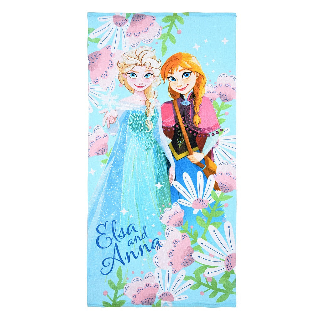 Disney Frozen vannas dvielis, pludmales dvielis 70x140 cm (ātri žūstošs)
