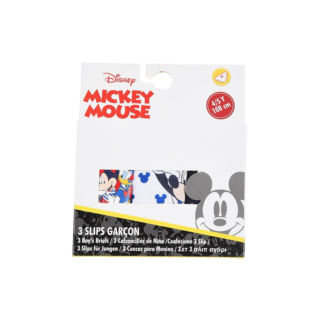 Disney Mickey bērnu apakšbiksītes, apakšdaļa, 3 gab./iepakojumā
