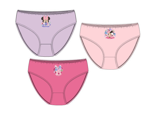 Disney Minnie bērnu apakšveļa, 3 daļu biksīšu komplekts