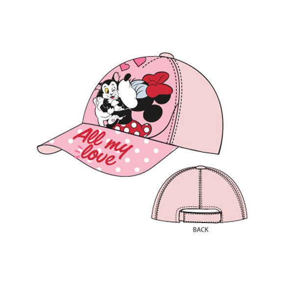 Disney Minnie bērnu beisbola cepure ar svārkiem 52 cm