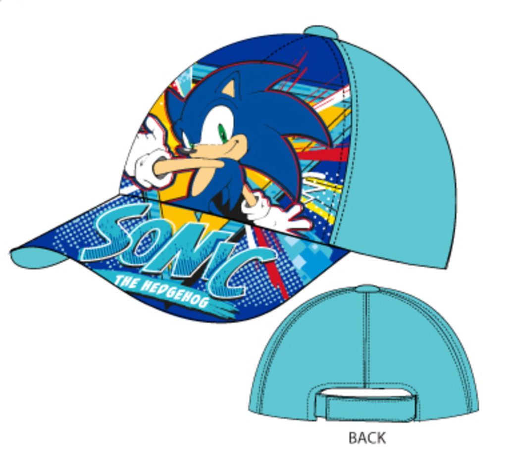 Sonic the Hedgehog Ring Runner bērnu beisbola cepure 54 cm