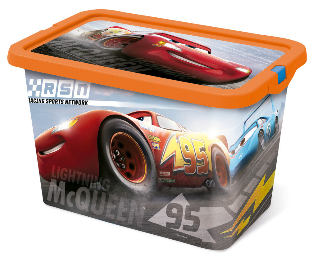 Disney Cars Future Race plastmasas uzglabāšanas kaste 7 L
