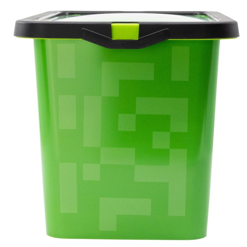 Minecraft plastmasas uzglabāšanas kaste 7 l