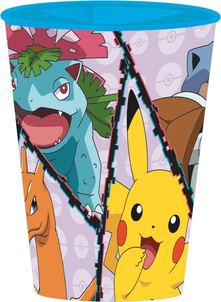 Pokémon stikls, plastmasa 260 ml