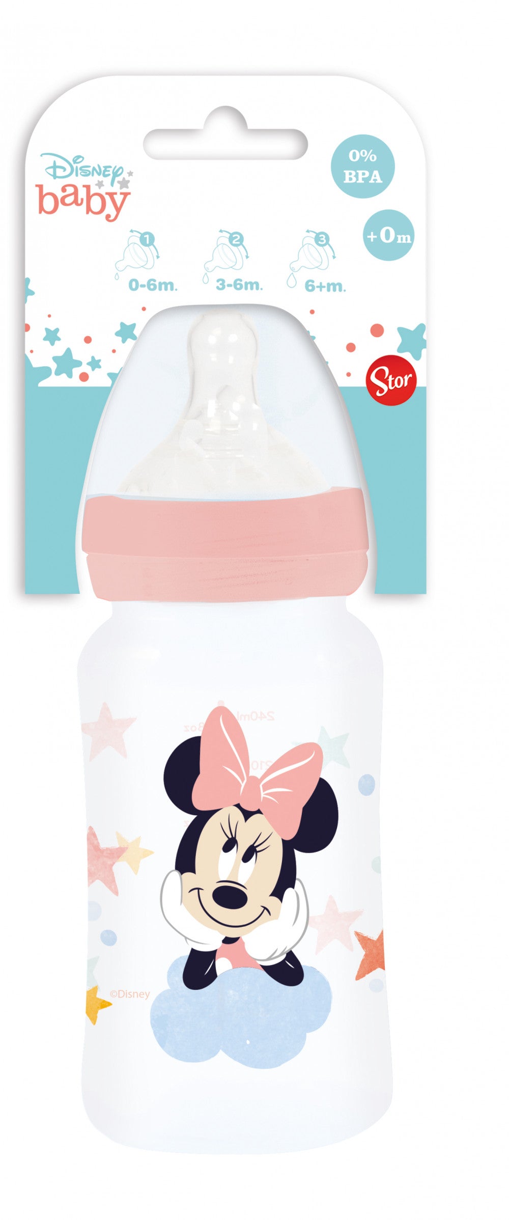 Disney Minnie bērnu pudelīte 2,4 dl