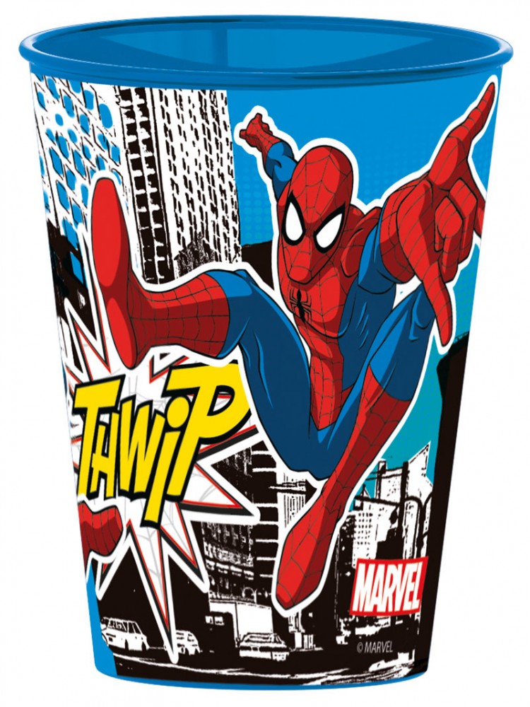 Zirnekļcilvēka stikls, plastmasa 260 ml