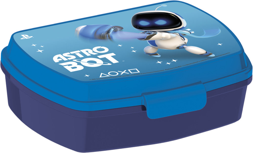 Smieklīga plastmasas sviestmaižu kaste PlayStation Astro Bot
