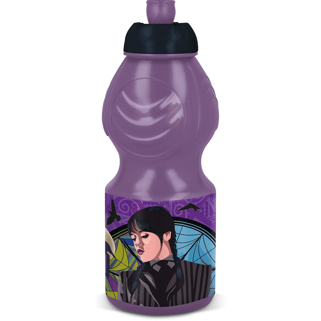 Wednesday Nevermore Academy sporta pudele 400 ml