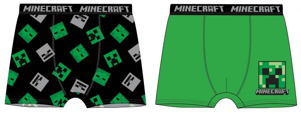 Minecraft bērnu bokseršorti (2 gab. iepakojumā)