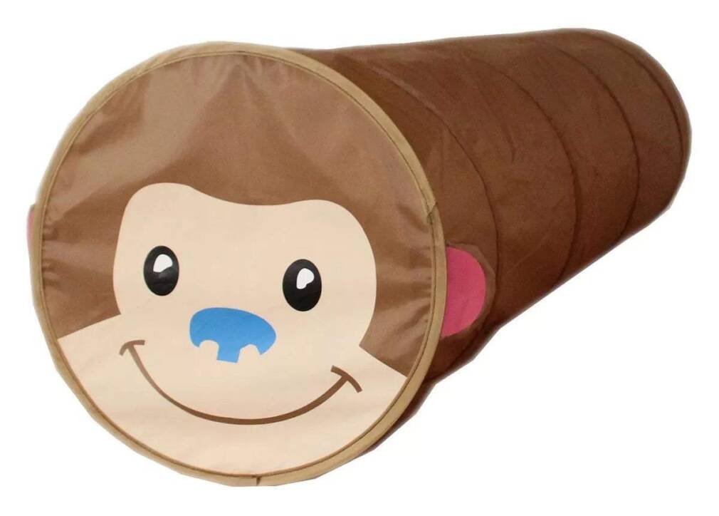 Rotaļlieta tunelis bērniem -  pērtiķis