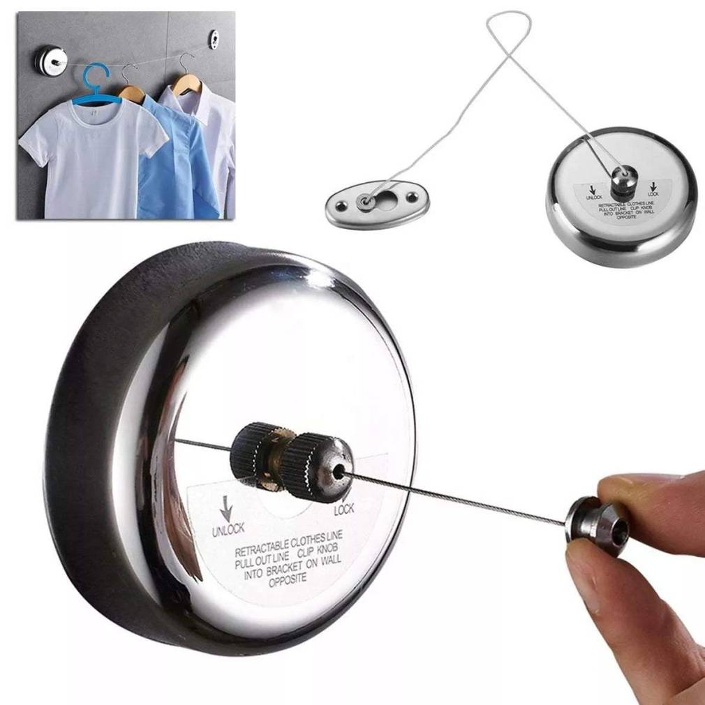 Izvelkama aukla veļas žāvēšanai 3m