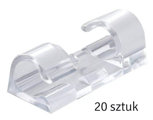 Kabeļu vadu organizatora klipši 20 gabali