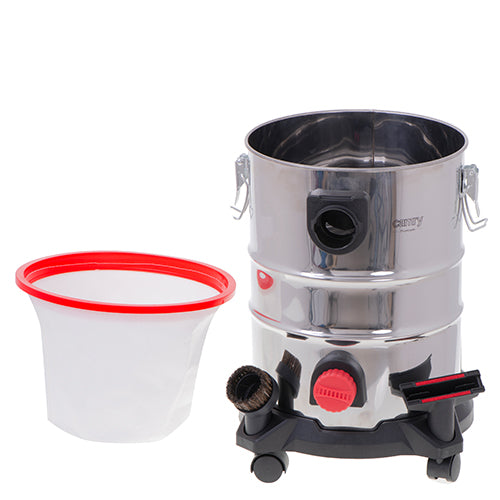 Rūpniecības putekļsūcējs ar instrumentu ligzdu