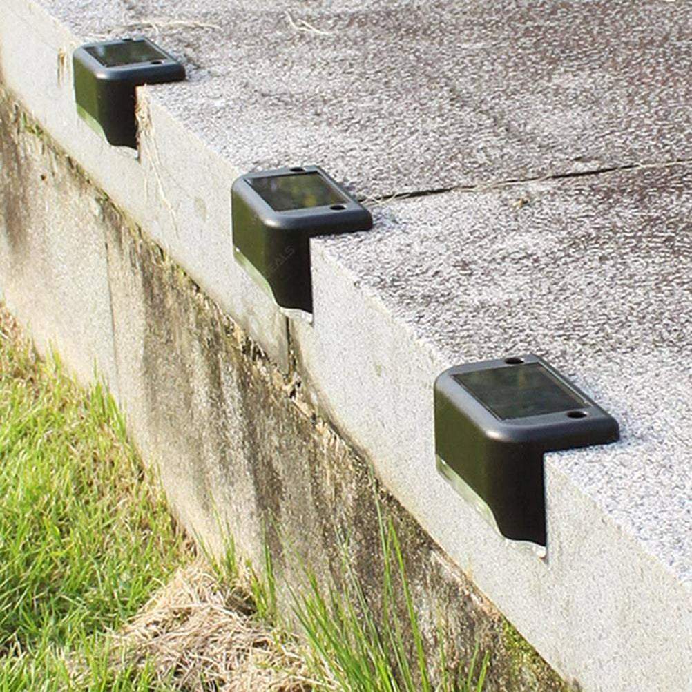 LED saules gaismas lampas kāpnēm 4 gab.