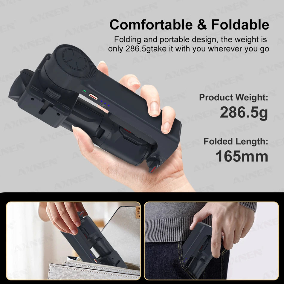 2 asu karkasa stabilizators + pašbildes nūja ar noņemamu uzpildes gaismu