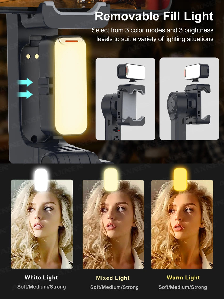 2 asu karkasa stabilizators + pašbildes nūja ar noņemamu uzpildes gaismu