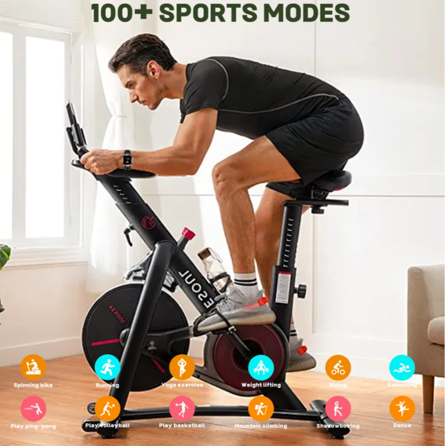 Ūdensizturīgs viedpulkstenis V17 ar iebūvētu lukturīti