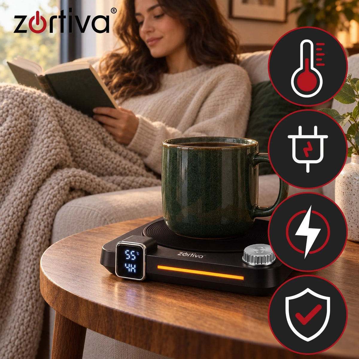 40 W elektriskais krūzes sildītājs
