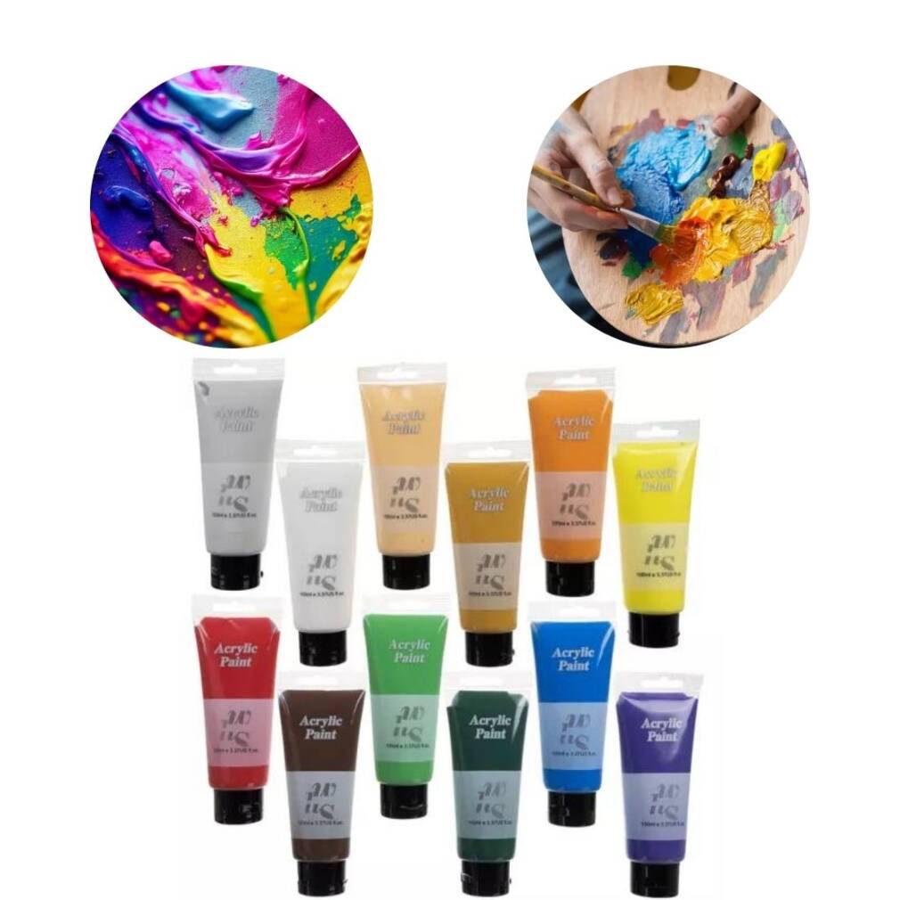 Akrila krāsas 12 gab 100ml