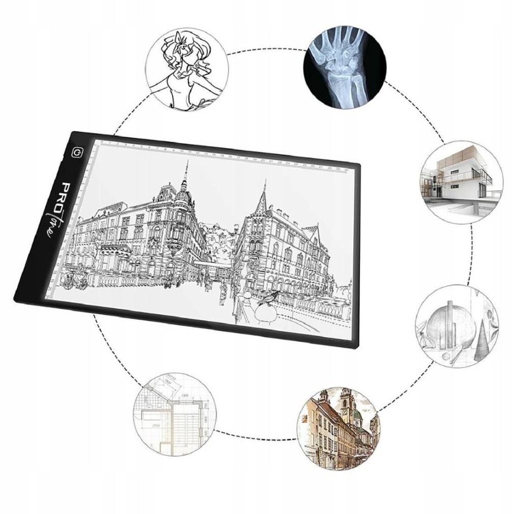 Izgaismots rasēšanas dēlis SM-006