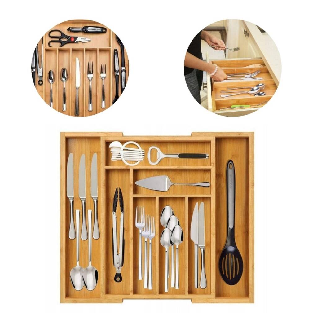 Virtuves piederumu organizators