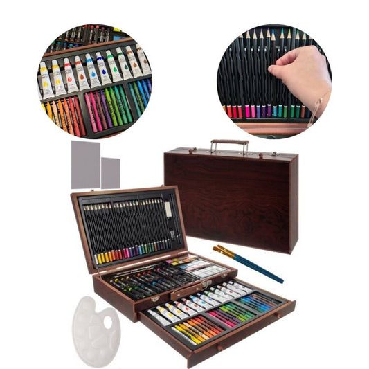 Zīmēšanas komplekts čemodānā