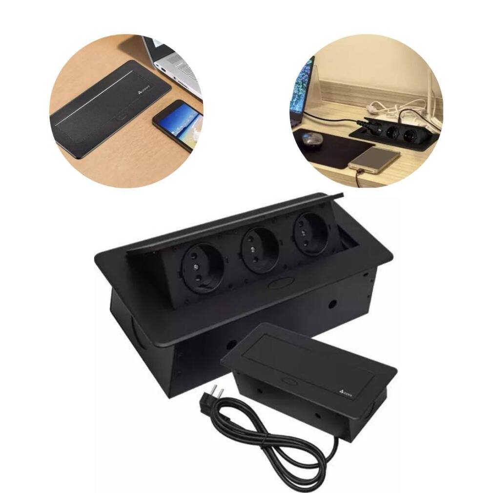 Paslēpta kontaktligzda - trīskārša