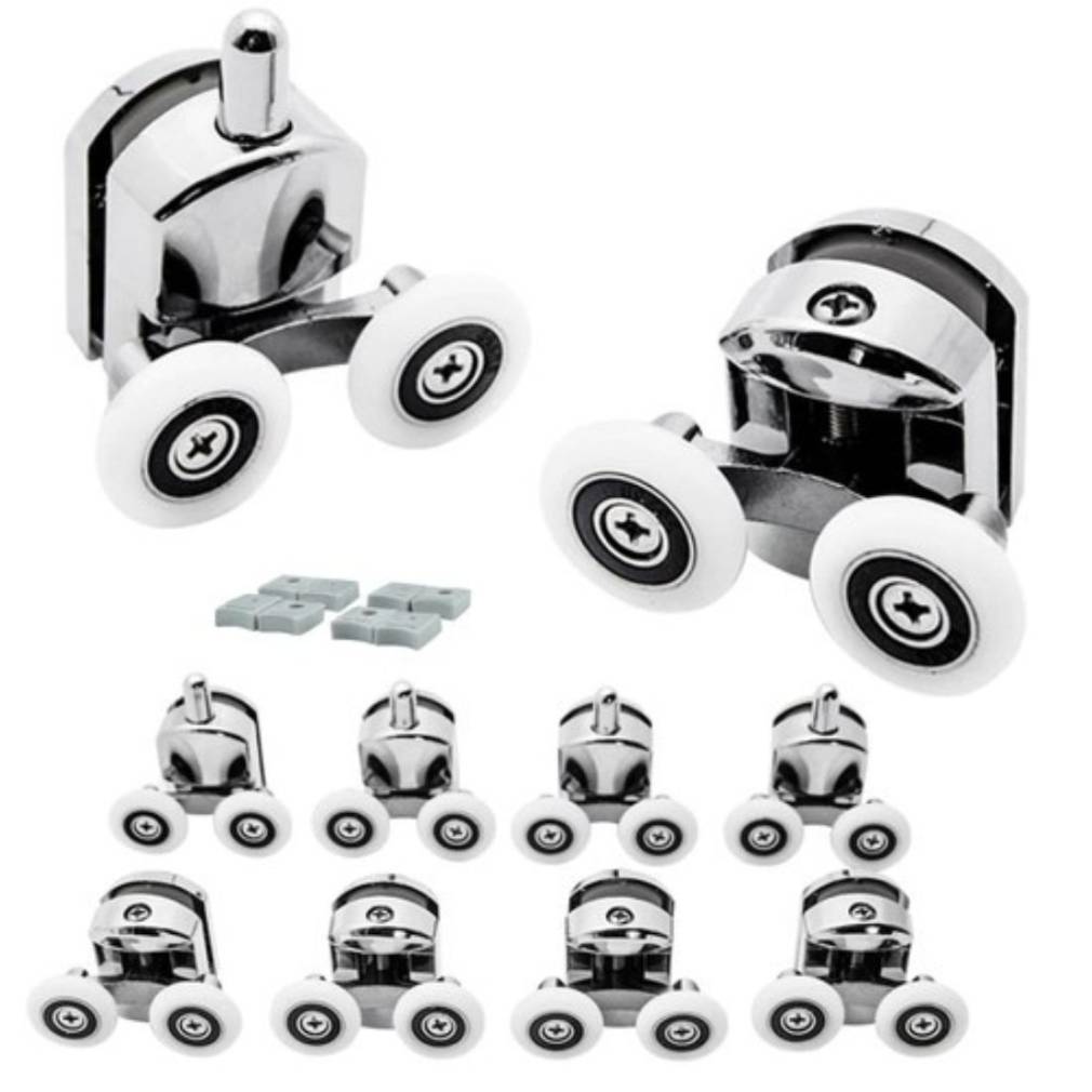 Riteņi dušas kabīnei