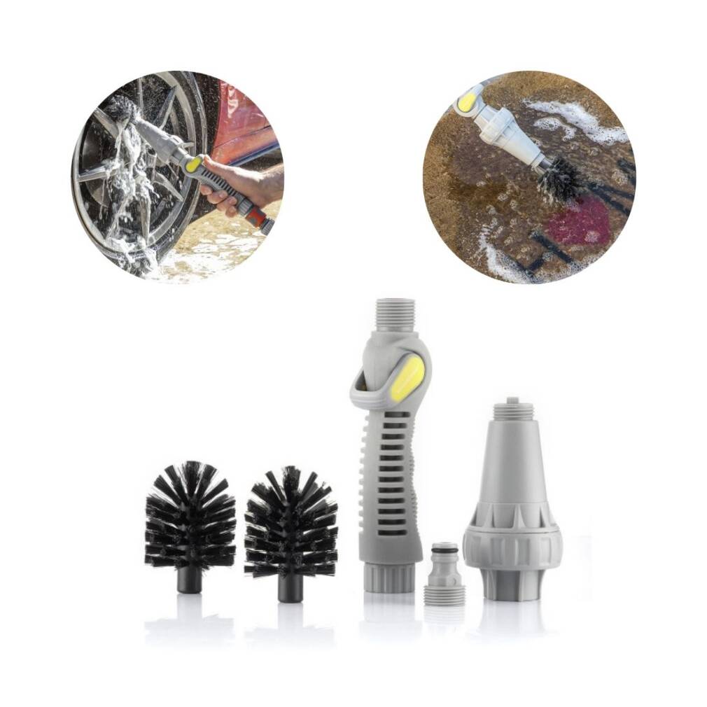 Rotējoša birste šļūtenēm