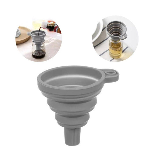 Saliekamā silikona piltuve