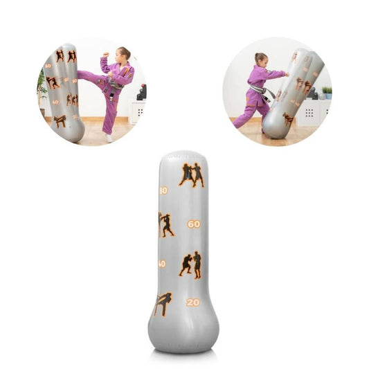 Bērnu piepūšamais boksa maiss ar statīvu