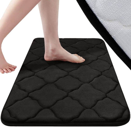 Vannas istabas paklājs melns