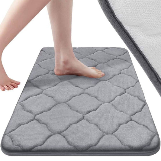 Vannas istabas paklājs pelēks