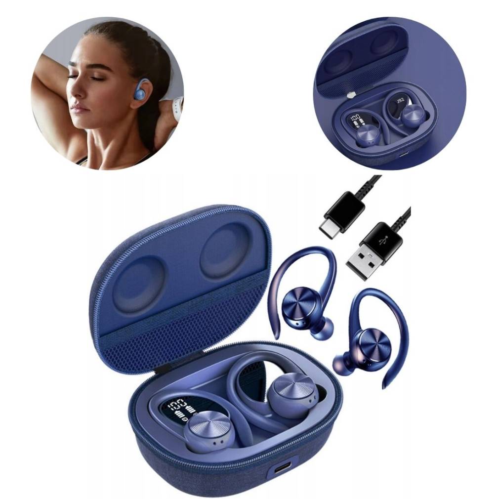 Bezvadu Bluetooth austiņas ar džinsa auduma korpusu