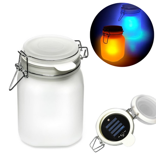 Lampa - burka ar saules paneli