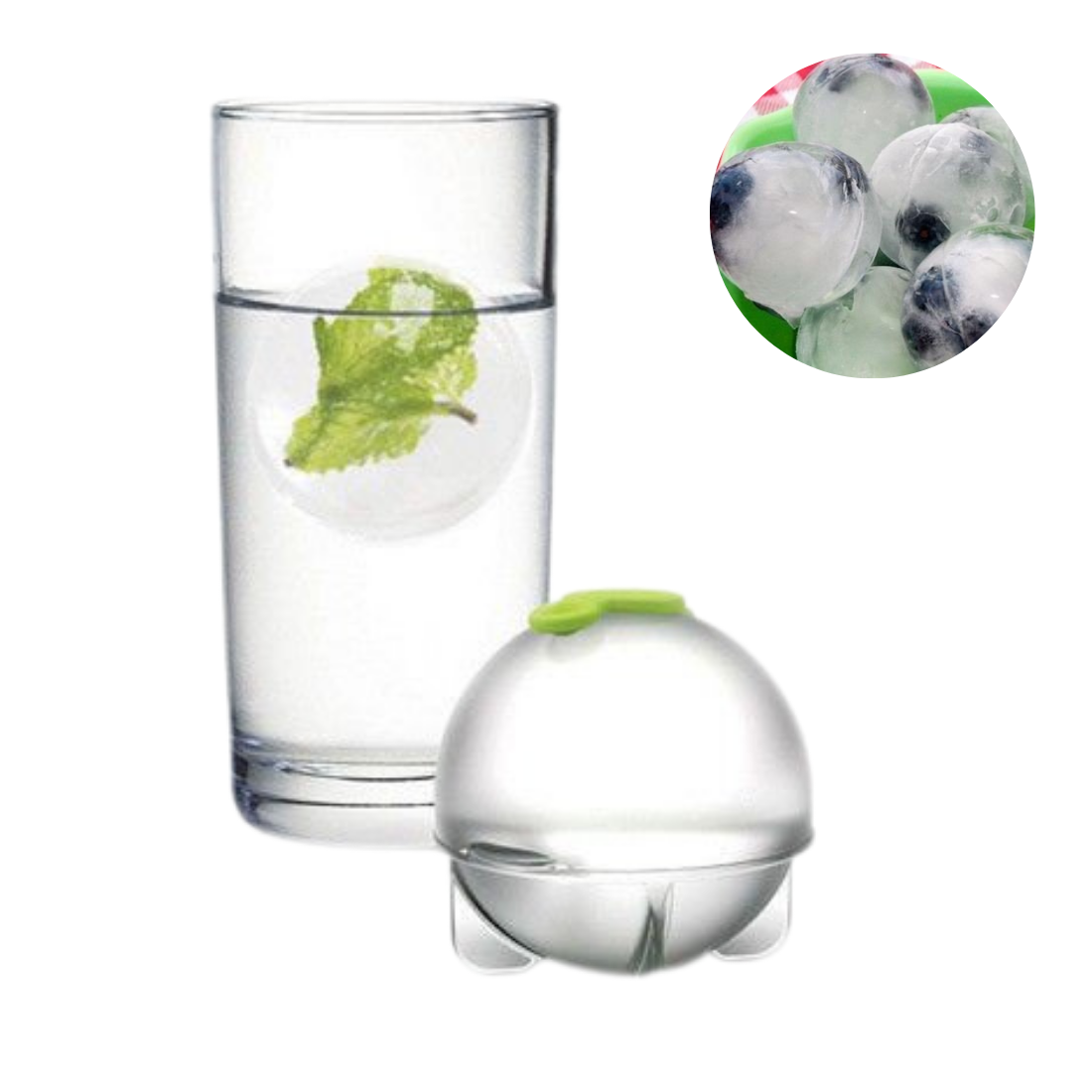 Ledus bumbiņu formas, 4gab