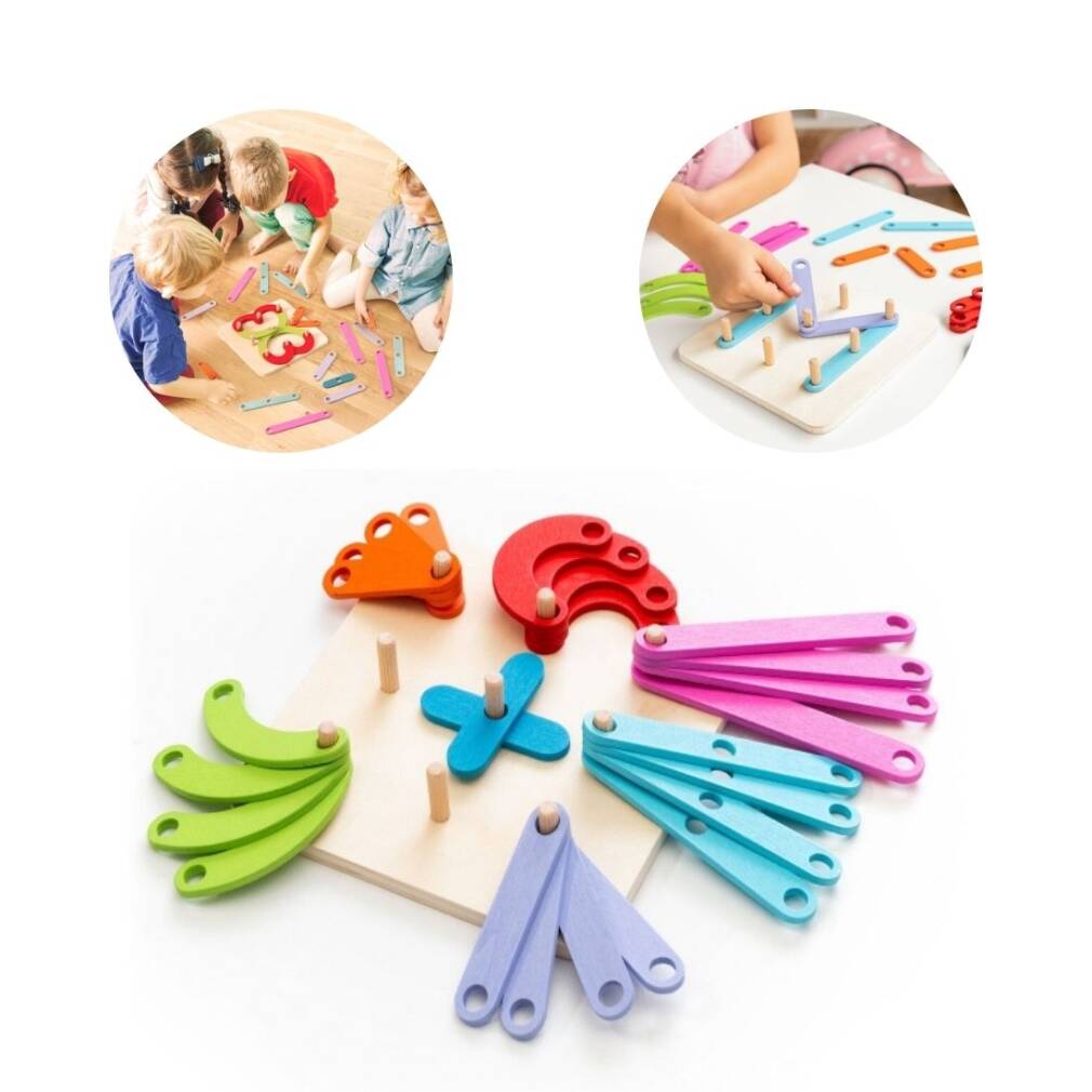 Koka komplekts burtu un ciparu izgatavošanai