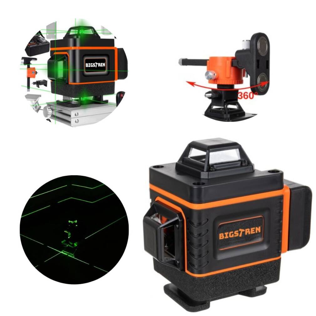 Lāzera līmenis 360 grādu 16 līniju