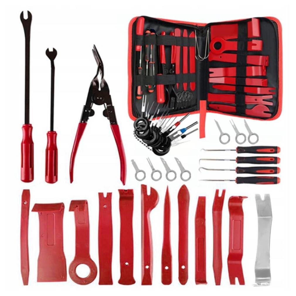 Polsterējuma noņemšanas komplekts sarkans