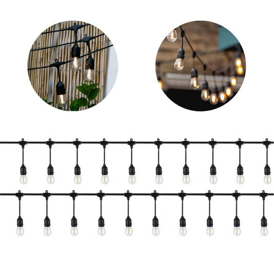 Dārza karājošās lampiņas 10m 24V