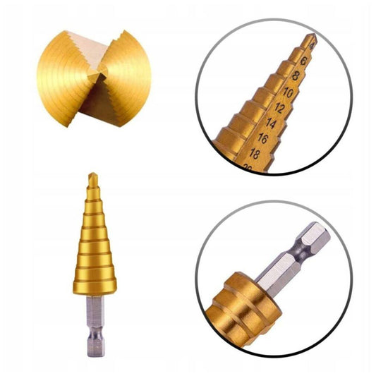 Zelta konusveida urbji komplekts