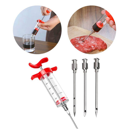Gaļas inžektors/šļirce 50ml + 3 adatas